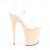 Pleaser Sandalette FLAMINGO-808 Transparent Creme EU-35 / US-5