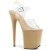 Pleaser Sandalette FLAMINGO-808 Transparent Creme EU-37 / US-7