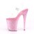 Pleaser Sandalette FLAMINGO-808CF Transparent Pink EU-37 / US-7