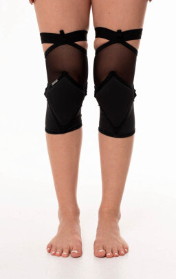 Paradise Chick Knieschützer Polecious Mesh Schwarz L