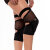 Paradise Chick Knieschützer Polecious Mesh Schwarz L