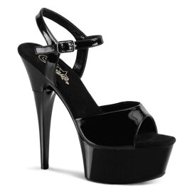 Pleaser Sandalette CAPTIVA-609 Schwarz EU-38 / US-8