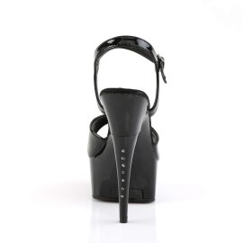 Pleaser Sandalette CAPTIVA-609 Schwarz EU-38 / US-8