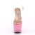Pleaser Sandalette UNICORN-708T Transparent Pink-Bunt EU-40 / US-10