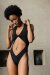 Shark Polewear Bodysuit Benita Schwarz