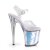 Pleaser Sandalette FLAMINGO-808MC Transparent Lavendel Chrom EU-35 / US-5