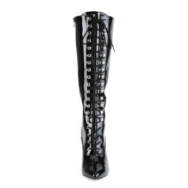 Pleaser VANITY-2020 Boots Patent Black EU-42 / US-12
