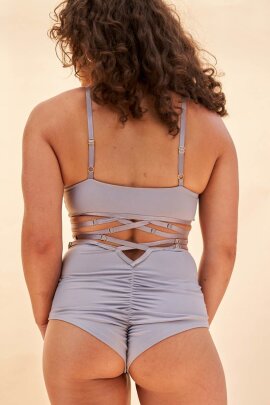 Lunalae Top Poppy Strappy Grau XS
