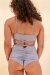 Lunalae Top Poppy Strappy Grau XS