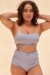 Lunalae Top Poppy Strappy Grau M