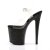 Pleaser Sandalette FLAMINGO-808MG Transparent Schwarz EU-35 / US-5