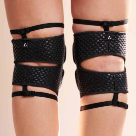 Lunalae Knieschützer Sticky Garter Schwarz S