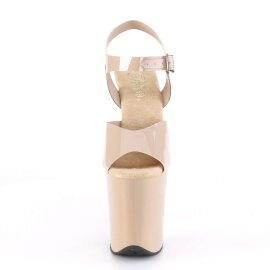 Pleaser Sandalette FLAMINGO-808N Creme EU-35 / US-5