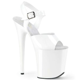 Pleaser Sandalette FLAMINGO-808N Weiß EU-37 / US-7