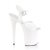 Pleaser Sandalette FLAMINGO-808N Weiß EU-37 / US-7