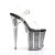 Pleaser Sandalette FLAMINGO-808SRS Transparent Silber EU-35 / US-5