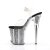 Pleaser Sandalette FLAMINGO-808SRS Transparent Silber EU-38 / US-8