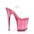 Pleaser Sandalette FLAMINGO-808T Transparent Pink EU-35 / US-5