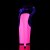 Pleaser Sandalette FLAMINGO-808UV Transparent Neon-Pink EU-41 / US-11