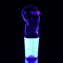 Pleaser Sandalette FLAMINGO-808UV Transparent...