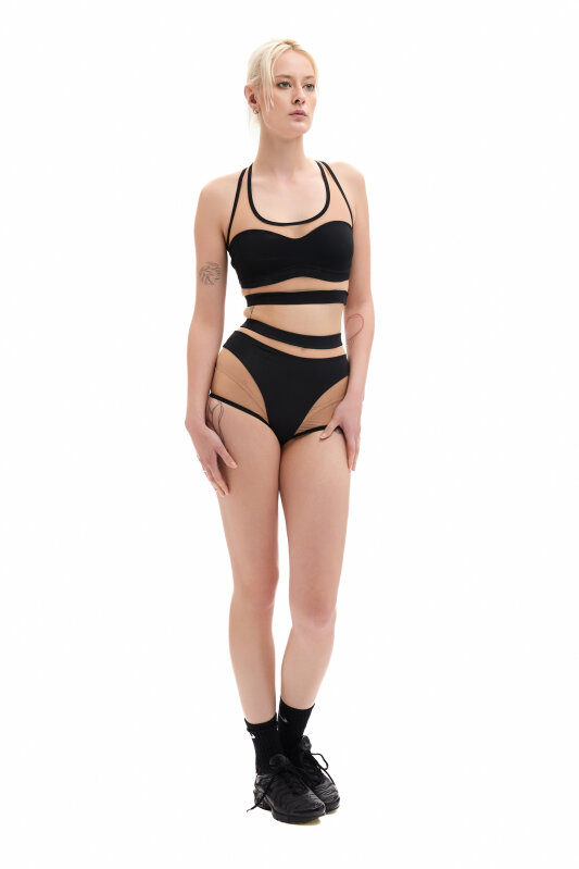MÆD Shorts Haeve 1.0 Schwarz + Nude XL