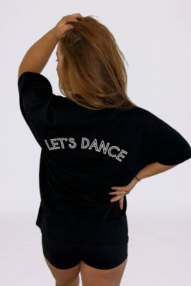 AMBR Designs T-Shirt Oversized Lets Dance Schwarz XL