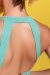 RAD Top Triangle Glitter Aqua L