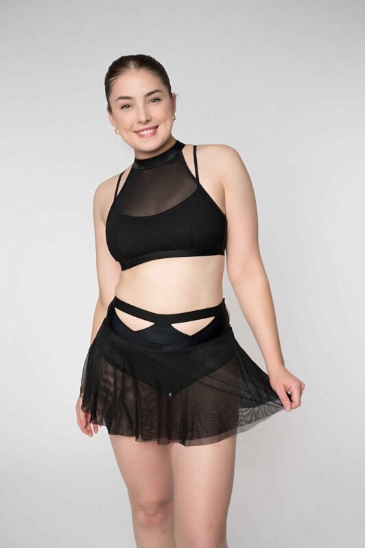 Zasha Polewear Skorts Layla Schwarz XS