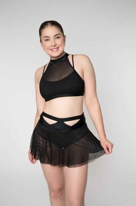 Zasha Polewear Skorts Layla Schwarz XS