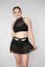 Zasha Polewear Skorts Layla Schwarz XS