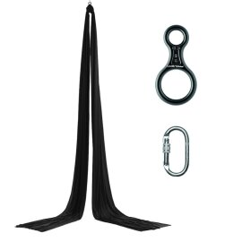 PoleSports Vertikaltuch mit Figur 8 und Karabiner