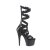 Pleaser ADORE-700-48 Plateau Stiefeletten Kunstleder Schwarz EU-40 / US-10