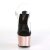 Pleaser Sandalette ADORE-708 Transparent Rose-Gold Chrom EU-36 / US-6