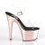 Pleaser Sandalette ADORE-708 Transparent Rose-Gold Chrom EU-36 / US-6