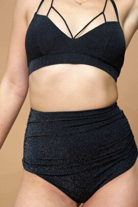 Zasha Polewear Shorts High Waist Faye Schwarz XS