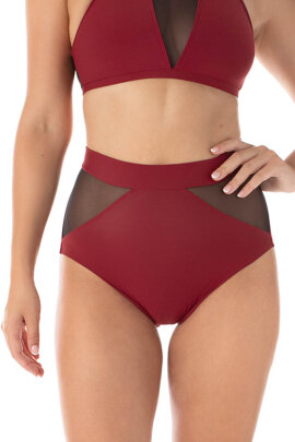 Dragonfly Shorts Monica Mesh Burgundrot M