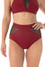 Dragonfly Shorts Monica Mesh Burgundrot M