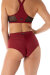 Dragonfly Shorts Monica Mesh Burgundrot XL