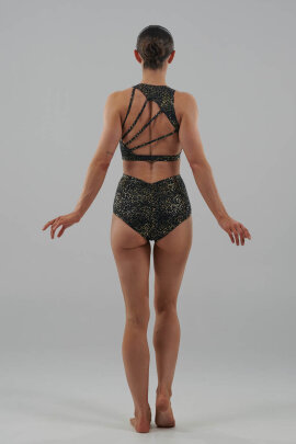 Juicee Peach Top Aria Black & Gold XS
