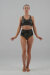 Juicee Peach Top Aria Black & Gold S