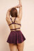 Lunalae Top Follow Me Coral Shimmer XS