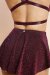 Lunalae Shorts High Waist Free Flow Coral Shimmer S
