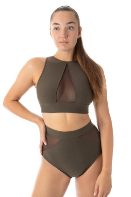 Dragonfly Top Rachel Khaki XS