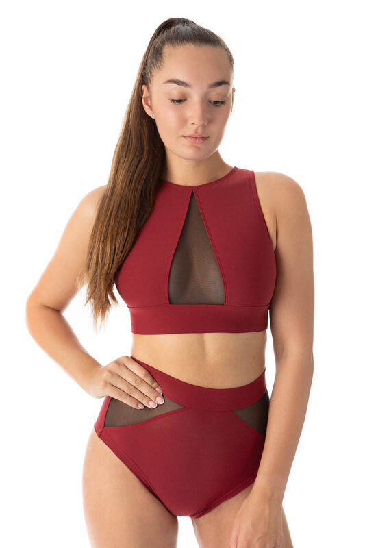 Dragonfly Top Rachel Burgundrot M