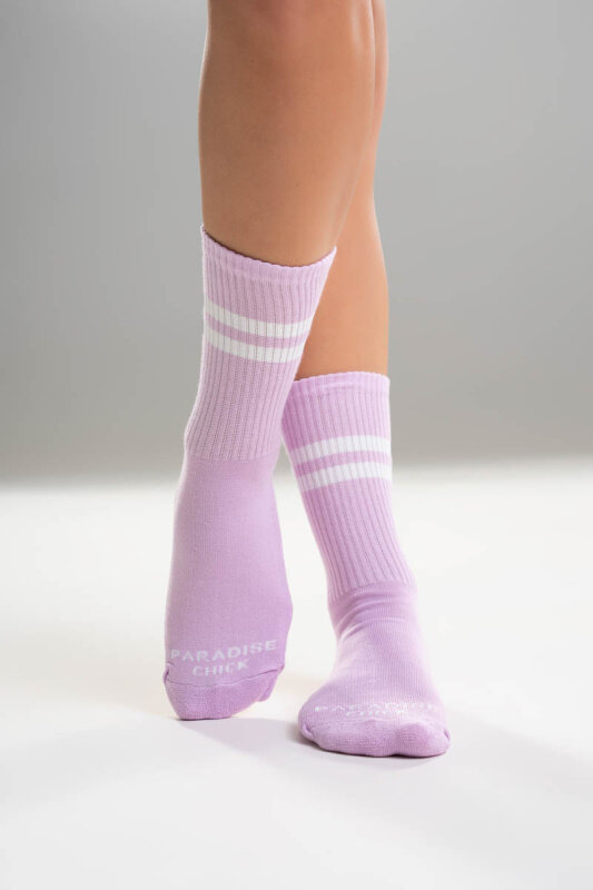 Paradise Chick Supreme Poledance Socken Flieder
