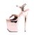 Pleaser Sandalette FLAMINGO-809 Rose-Gold Metallic Chrom EU-35 / US-5