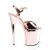 Pleaser Sandalette FLAMINGO-809 Rose-Gold Metallic Chrom EU-35 / US-5