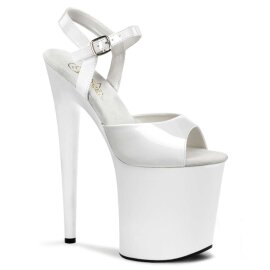 Pleaser Sandalette FLAMINGO-809 Weiß EU-35 / US-5