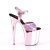 Pleaser Sandalette FLAMINGO-809HG Pink Hologram EU-38 / US-8