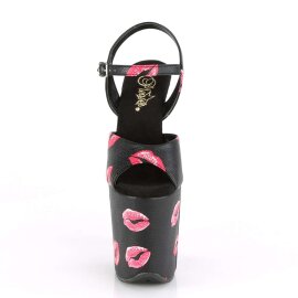 Pleaser Sandalette FLAMINGO-809KISSES Schwarz EU-36 / US-6